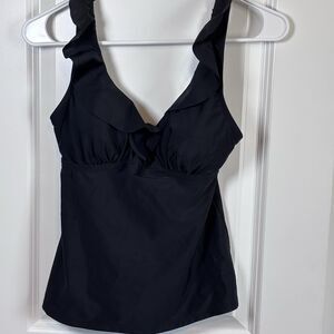 DKNY Women's 2 Piece Ruffled Tankini Swimsuit New with Tags